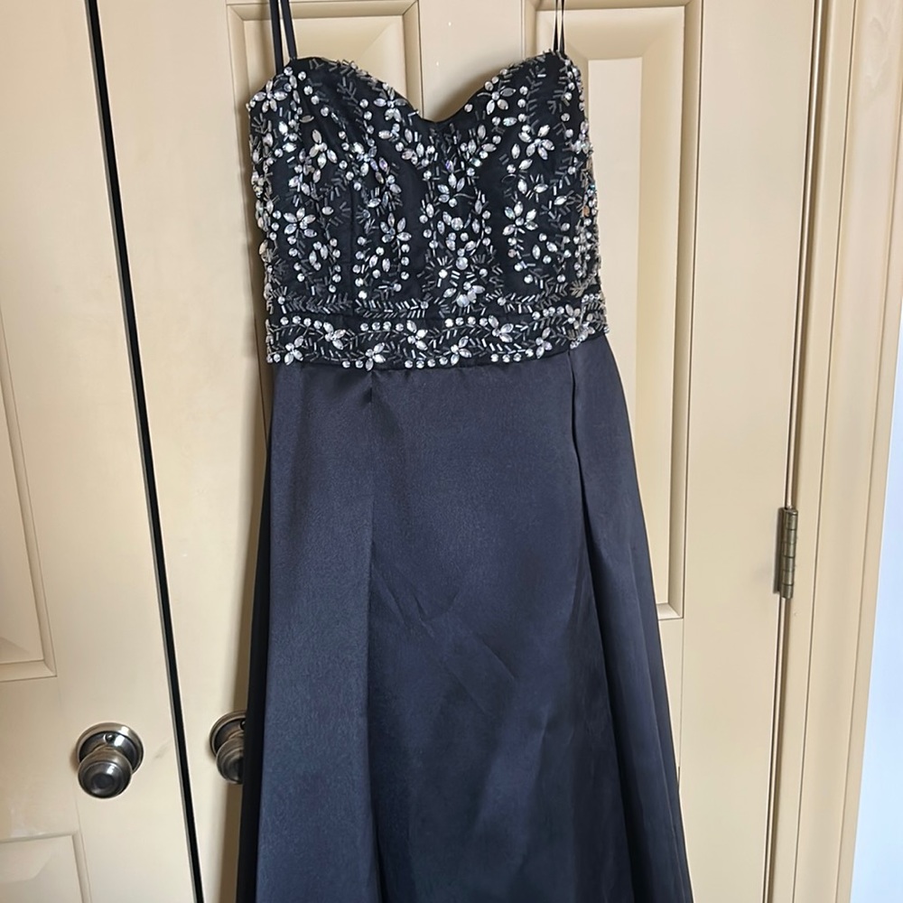 Ballgown Strapless Prom Bejeweled